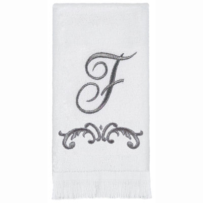 Avanti Linens Scroll Mono Fingertip Towel F