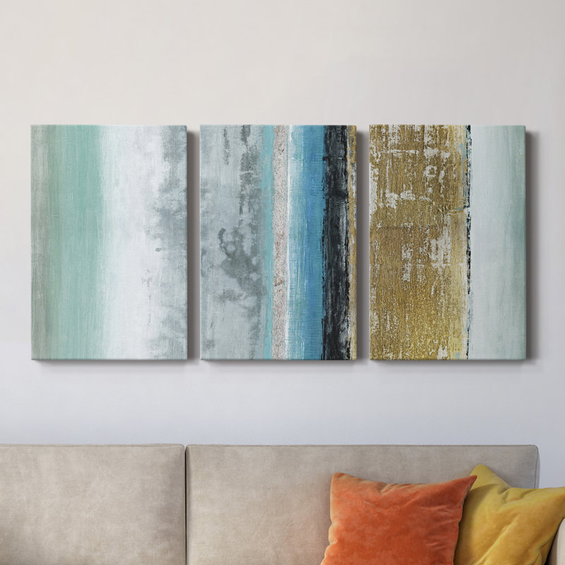 " Eclipse " 3 - Pieces, 60" H x 120" W x 1" D