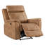 Fauteuil inclinable électrique surdimensionné en cuir végétalien 39 po-120433440