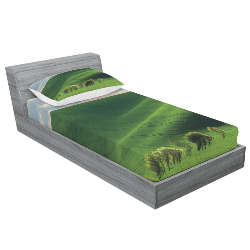 Microfiber Sheet Set, Twin Sheet Set + Fitted Sheet + 1 Pillowcase