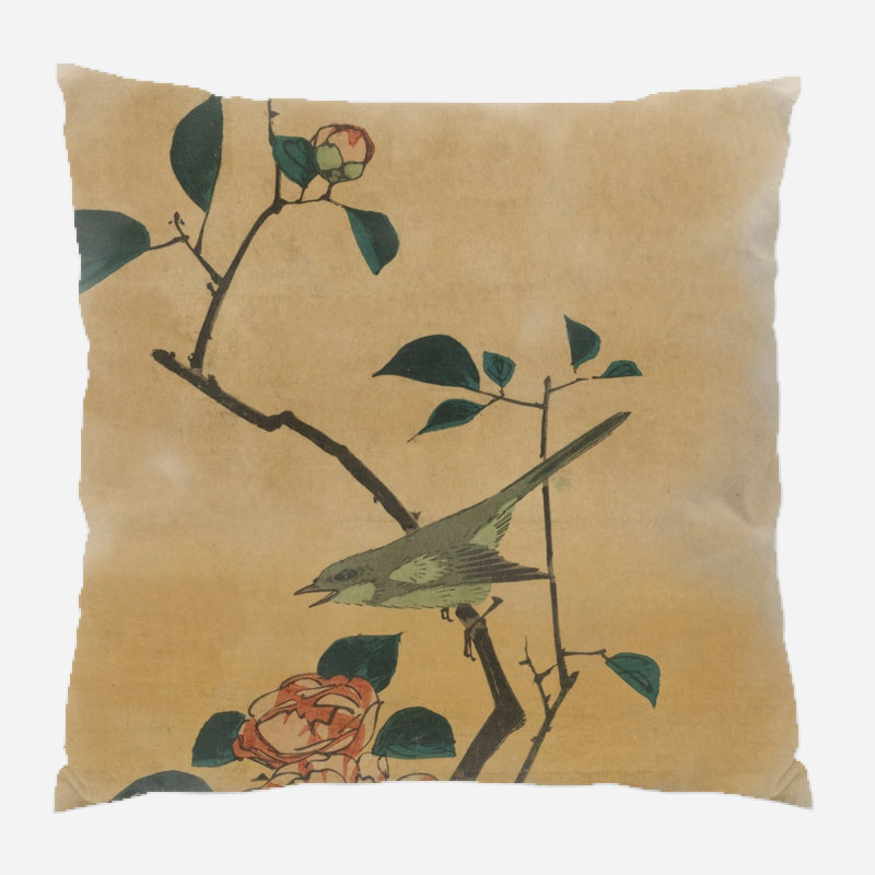 Coussin rétro Angulo, Microsuède, Intérieur