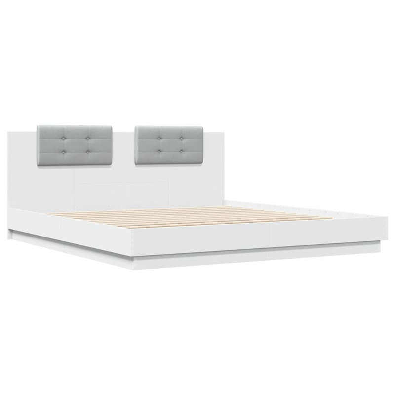 Middleport Bed, White, UK Small Single - 75 x 190 cm