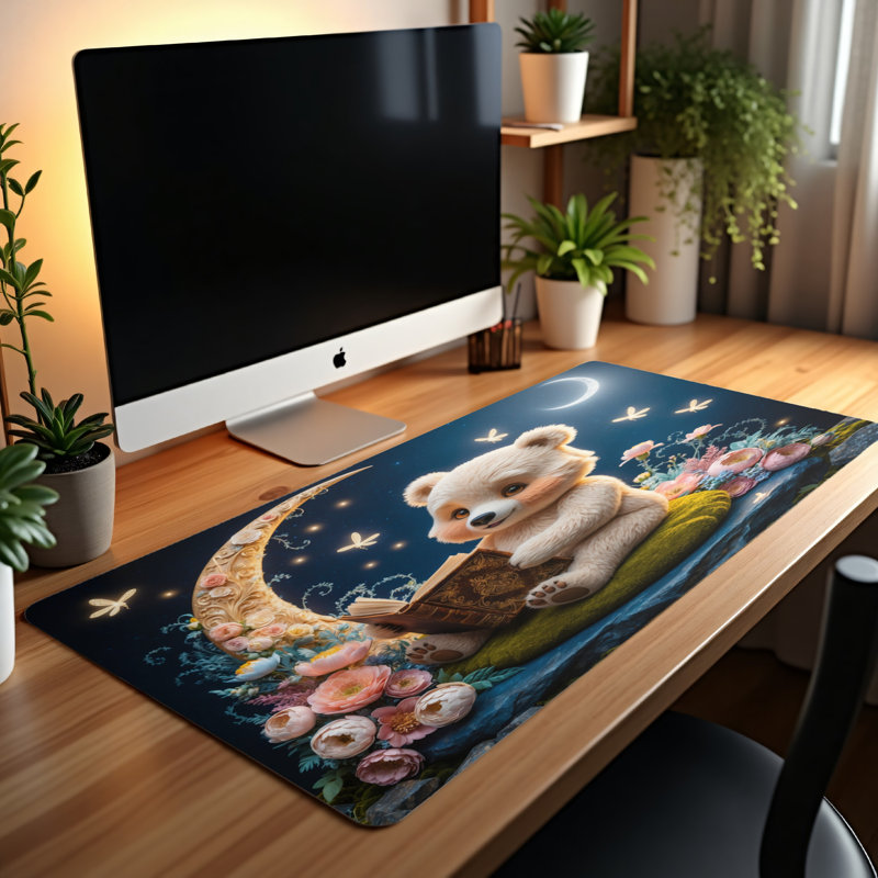 Polyester Desk Pad, 23.6x13.8