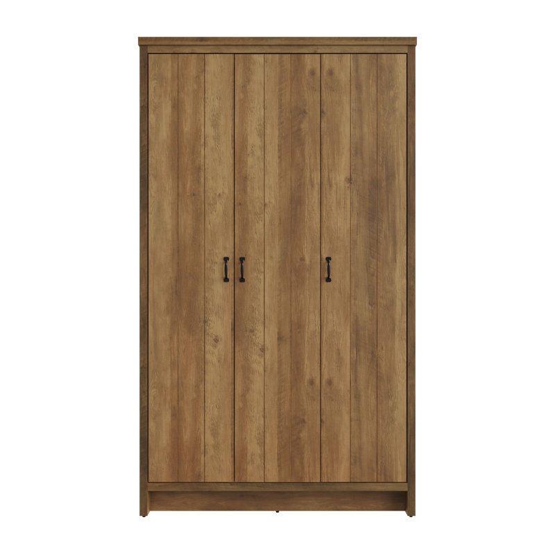 Foxton 3 Door Manufactured Wood Wardrobe