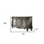  Commode triple 70 po à cinq tiroirs en bois et polyrésine