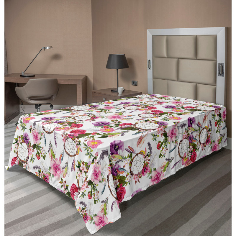 Drap plat Ambesonne, Drap plat pour lit simple