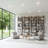 17 Stories 7-Tier Walnut Color Display Etagere Bookshelves