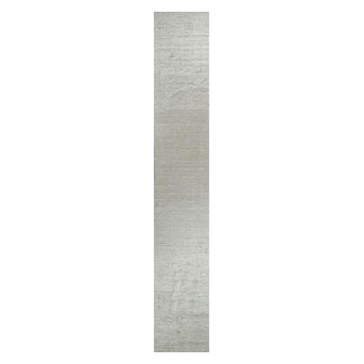 One-of-a-Kind 3x18 Hand Knotted Area Rug