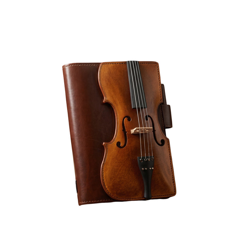 Notebook  Notebook Vintage Leather Violin Notebook