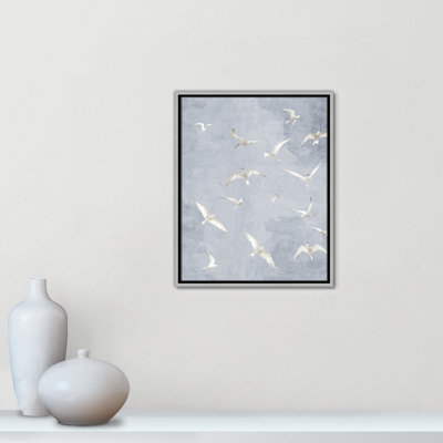 Flight Light Grey Print by Kimberly Allen