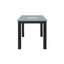 Table de salle à manger grise et noire avec ensemble de chaises