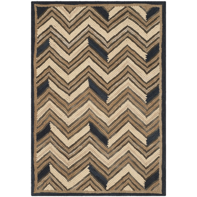 Ralph Lauren Holden Wool Chevron Rug, Rectangle 4' x 6'