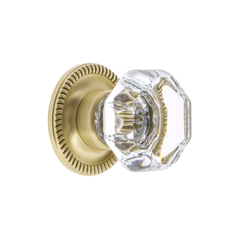 Chambord Cabinet Knob, Satin Brass
