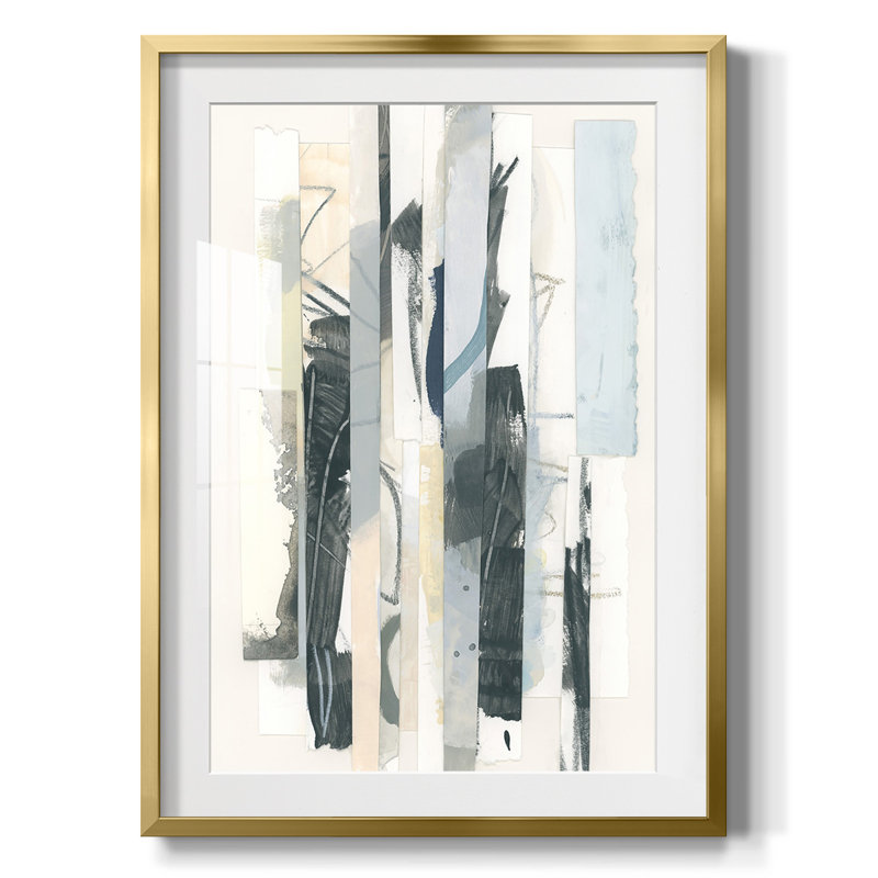 Papier stratifié I - impression encadrée, H 28,5 po x l 20,5 po, Doré