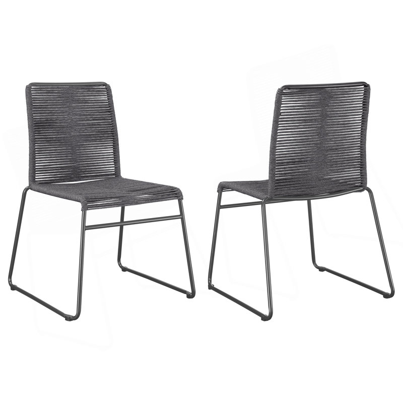 Chaise d'appoint empilable Jerome