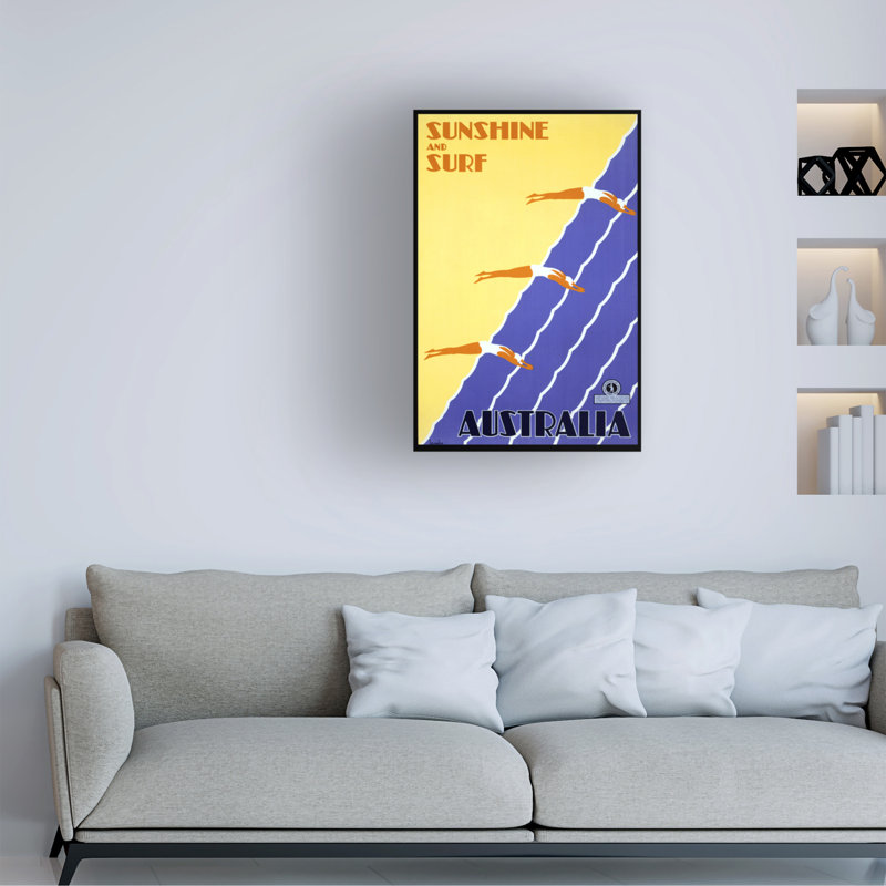 Marcus Jules Sunshine & Surf Canvas Art, 32" H x 22" W