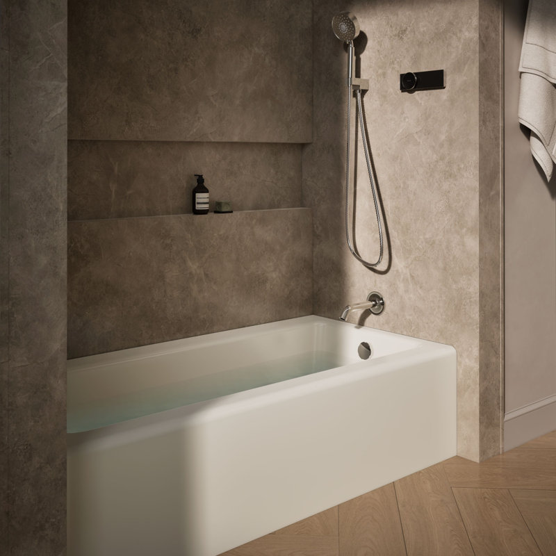 Bellwether 66" x 32" Soaking Bathtub, Biscuit