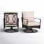 Chaises longues pivotantes avec coussins Argyri