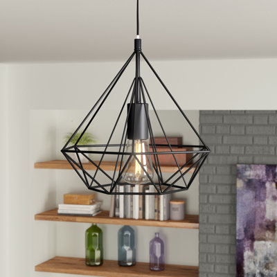 Luminaire suspendu simple géométrique 1 lumière Benayas