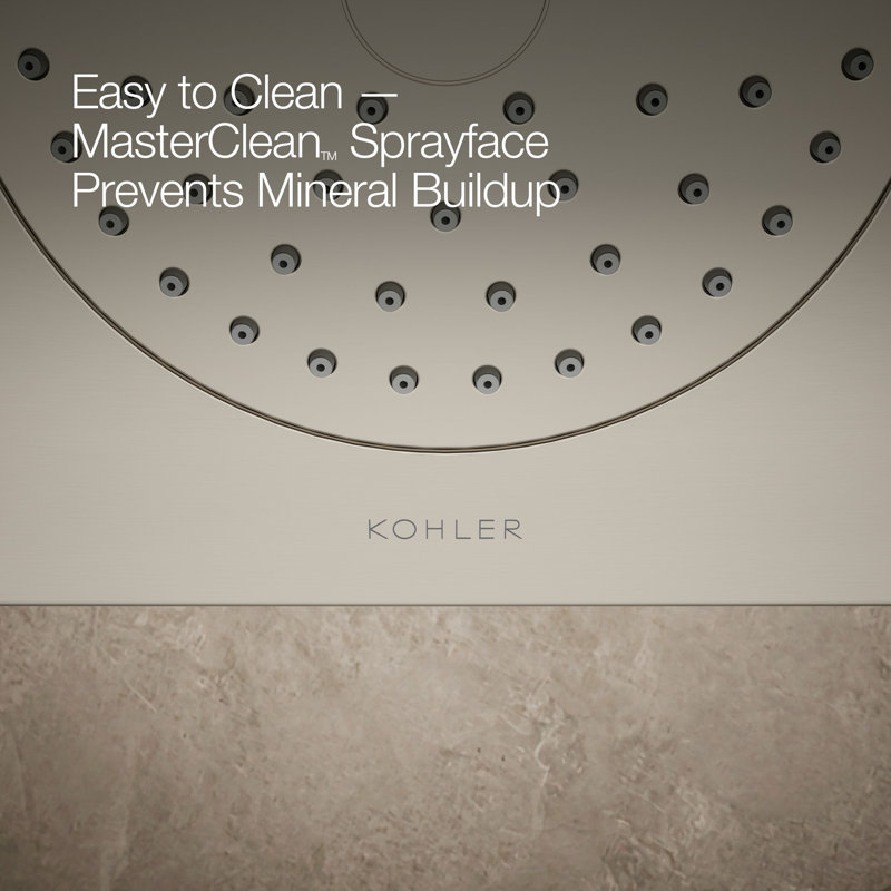 Loure Rite-Temp Shower Trim with Diverter, Vibrant Brushed Nickel, Traditional