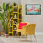 Cadre flottant Modern Flamingo Love, design par LSR Design Studio-623480415-623480384