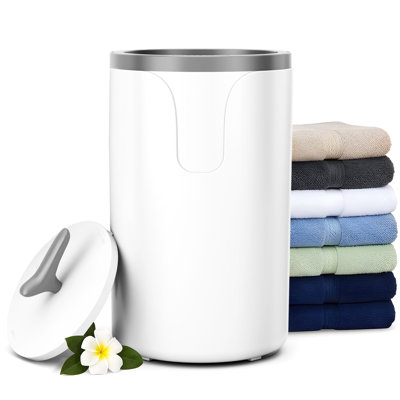 20L Rapid Heat Towel Warmer Bucket - Auto Shut-Off & Timer, Fits Oversized Towels/Bathrobes/Blankets