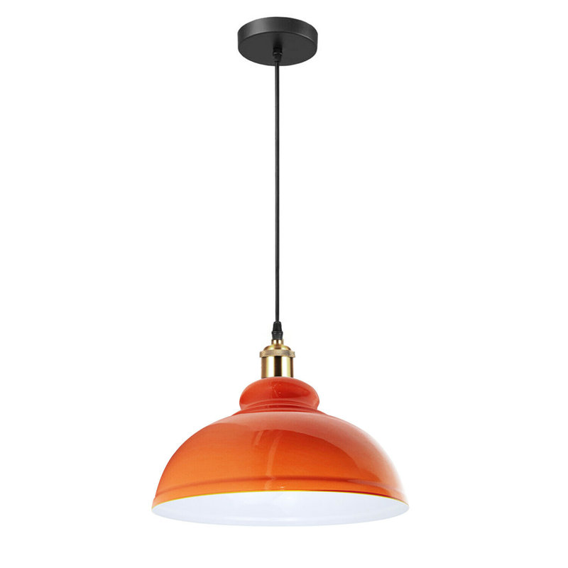 Binns 1 - Light Dome Pendant, Orange