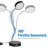 19.25" Adjustable Gooseneck LED Desk Lamp with Heavy Duty Base & Toggle Switch, Black Task Light for Home Office Reading
