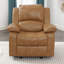 Fauteuil inclinable et oscillant en cuir Charlotte