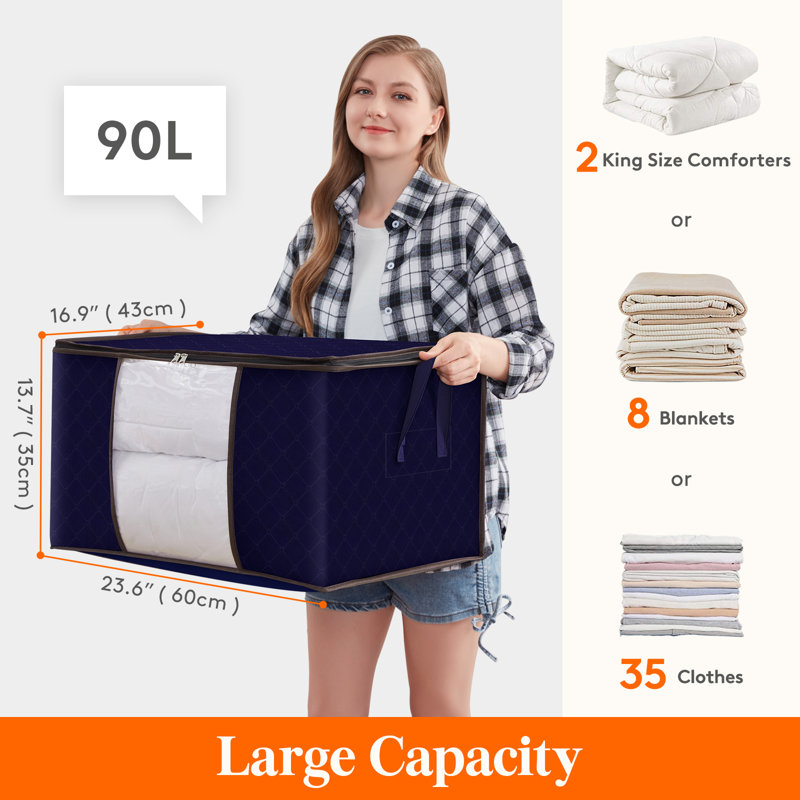 Fabric Clothing Rack Covers, Black