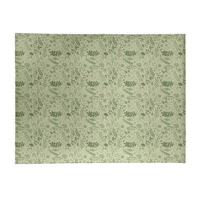 Chenille Floral Indoor Rug