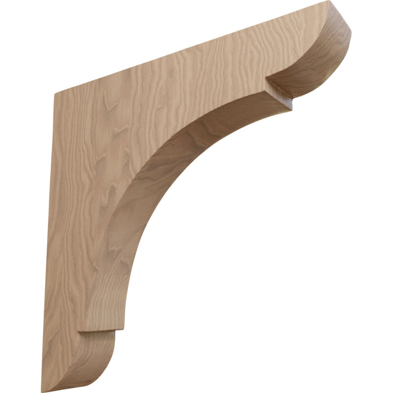 Olympic Bracket, 10" H x 1.75" W x 10" D, Mahogany