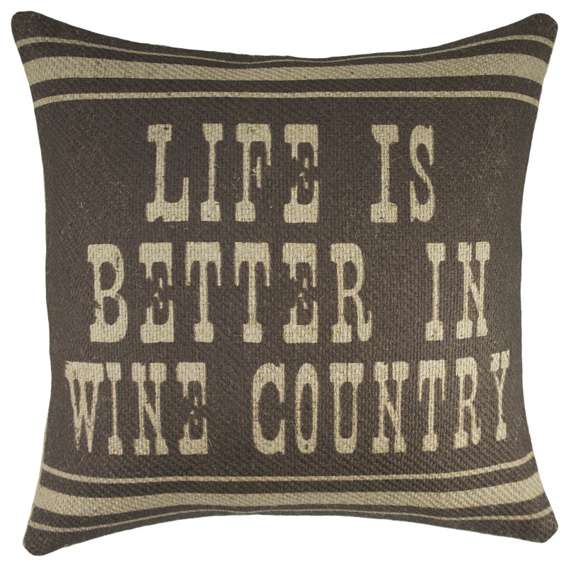 Jute / Sisal Throw Pillow