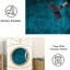 Tapis d'intérieur bleu marine lavable uni antidérapant-286168009
