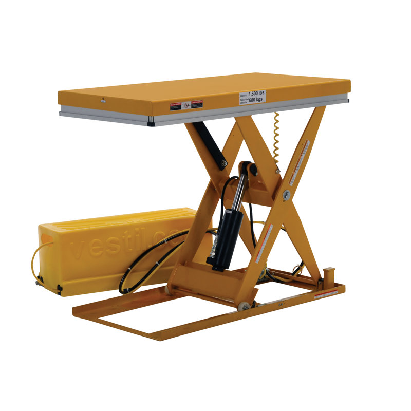 Nacelle à ciseaux pour poste de travail, H 36 po x l 24 po x P 48 po