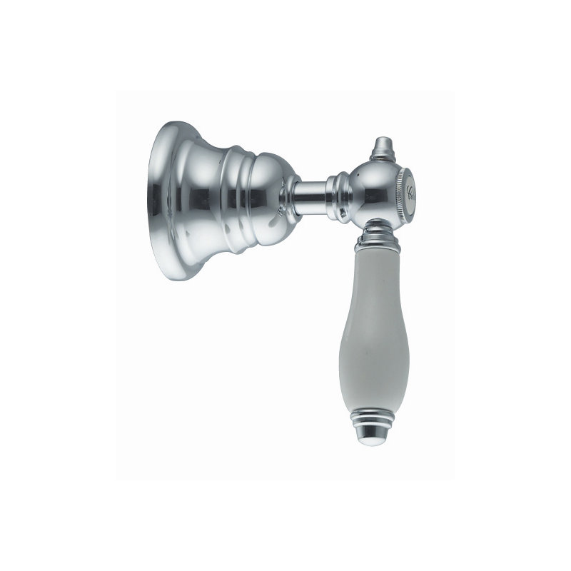 Herend Wall Mount Volume Control Valve, Chrome