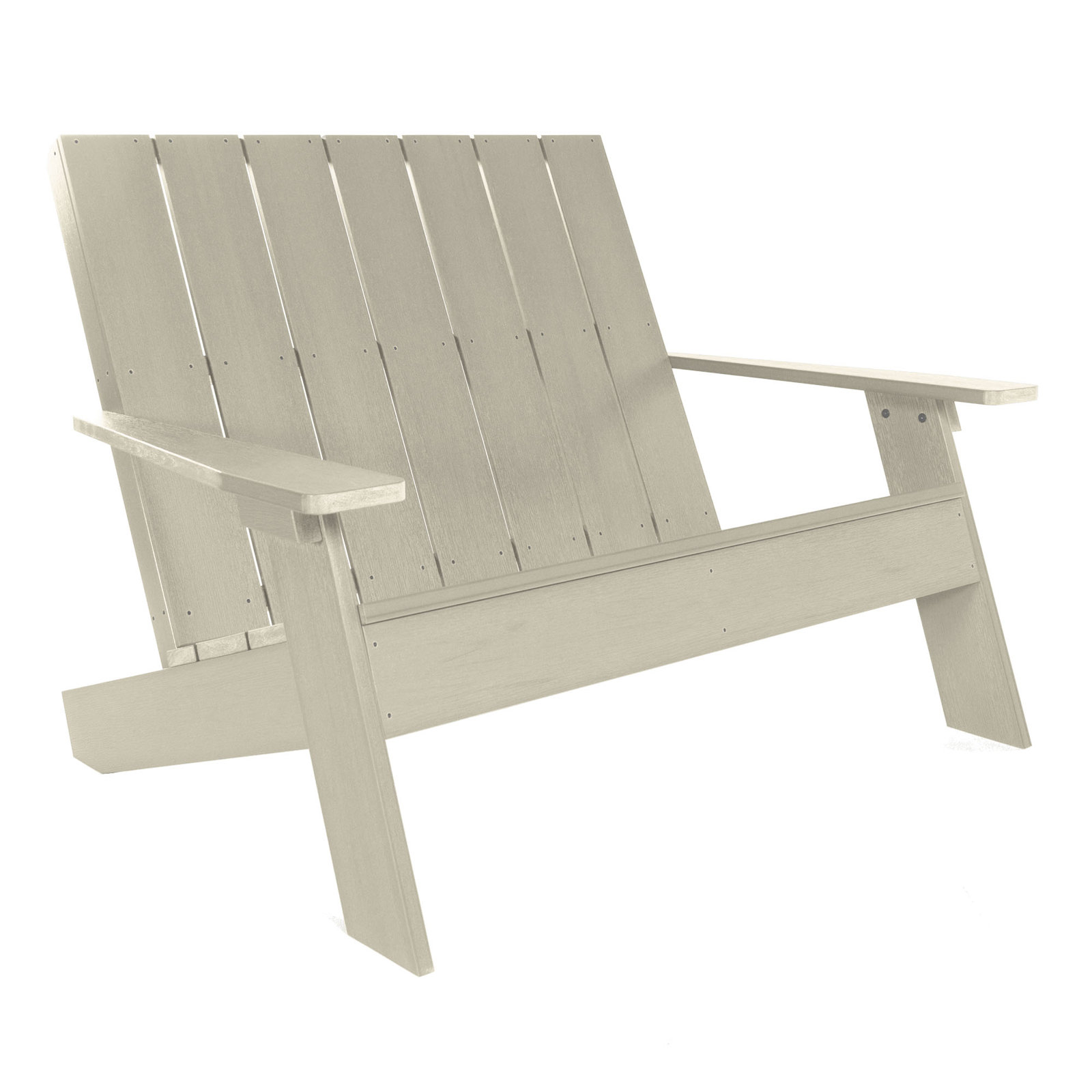 Byrnes 54" Patio Loveseat, Whitewash