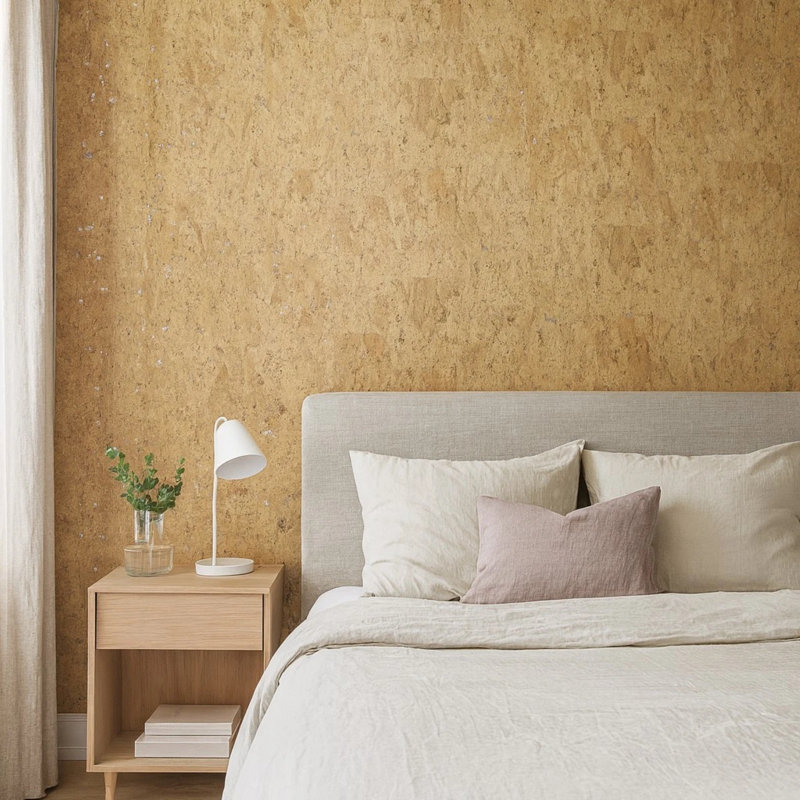Papier peint éco texturé Real Natural Cork