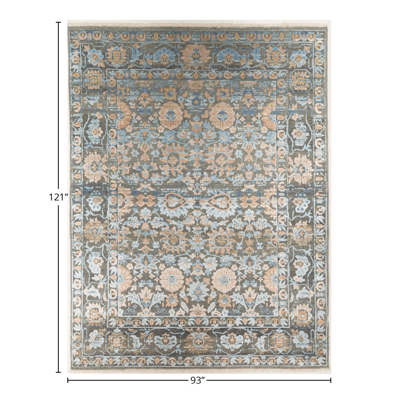 Hand Knotted Floral Rug