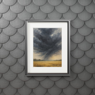 Clinger Single Picture Frame Print