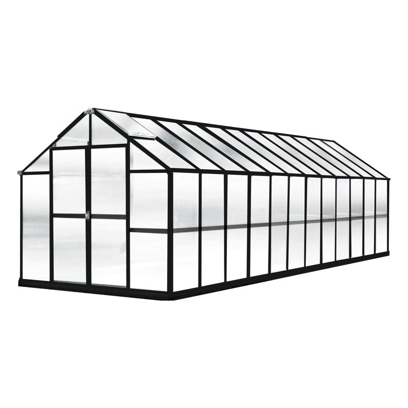 Serre de l 8 pi x P 24 pi Mont Growers, H 90 po x l 101 po x P 24 po