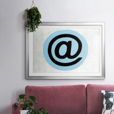 À encadré sur papier