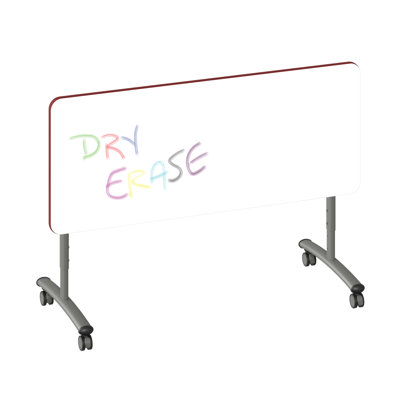 Premium Dry Erase Markerboard Top Flip Top Table