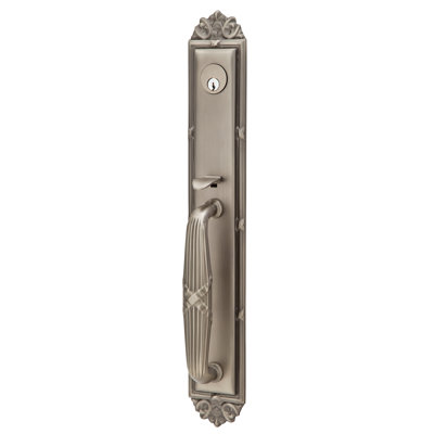 Ensemble de poignées Imperial avec pêne dormant double cylindre et porte et rosette
