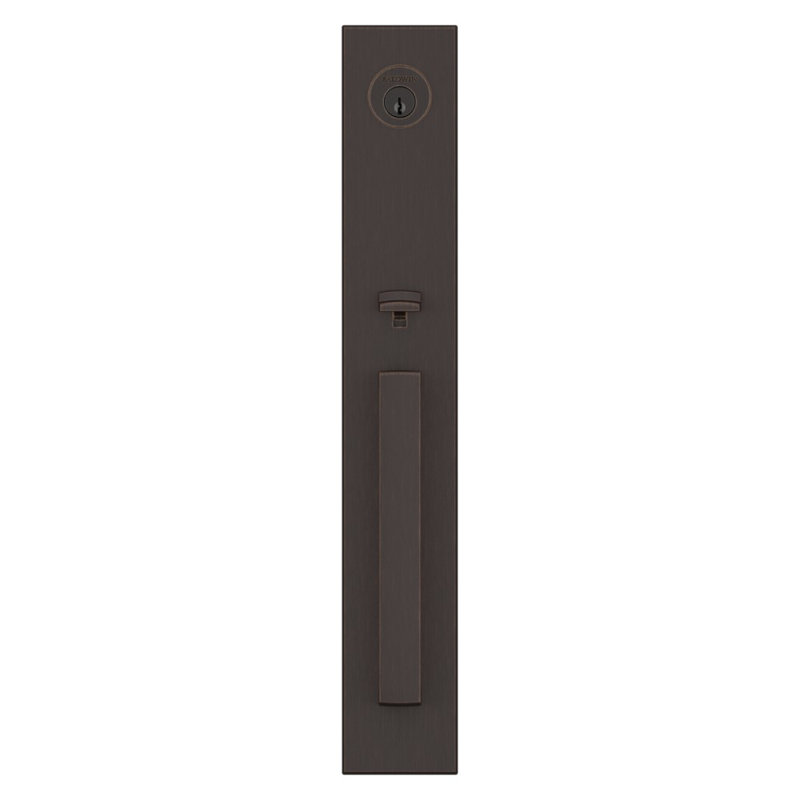 Santa Cruz Handleset, Square Lever, Venetian Bronze, 2.69" W x 2.41" D
