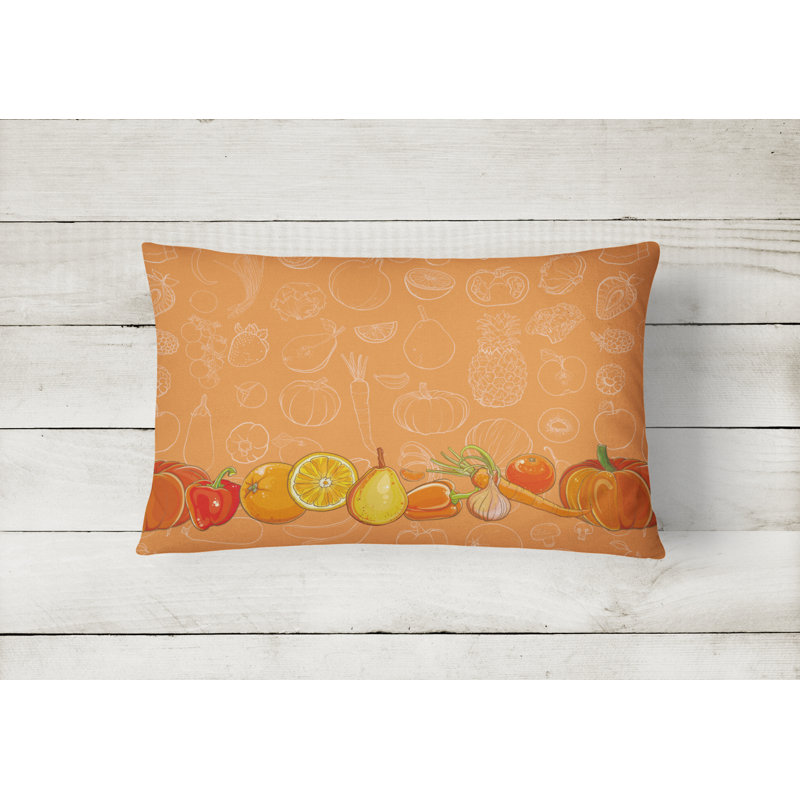 Coussin lombaire fruits et légumes
