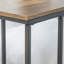 C Type Single Layer MDF Iron Rectangle Brown Triamine Side Table-1629393422-1629393416