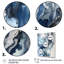 Bleu et gris Elixir éthéré II - art mural abstrait-922316261-922316262-882931992