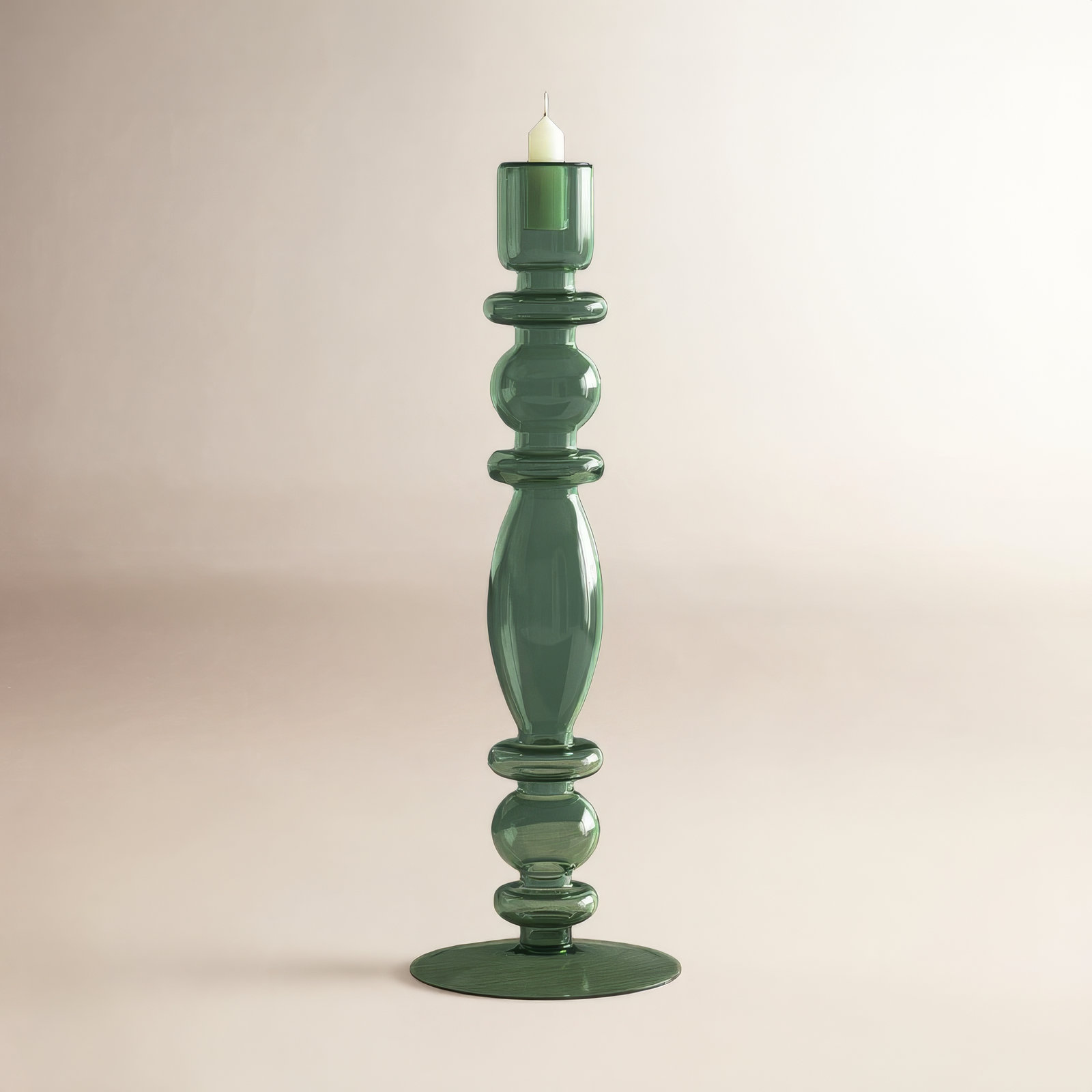 Geri Glass Candlestick Holder