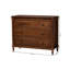 Commode Dametra à 3 tiroirs, brun noyer-965284600
